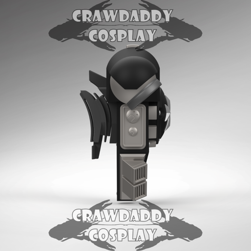 V.10 Tactical Black Templars Backpack Cover Detail V.1 (3D Print | Files Only)