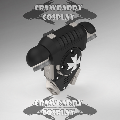 V.10 Grim Paladins Backpack Cover Detail V.1 (3D Print | Files Only)