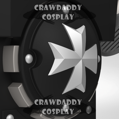 V.10 Grim Paladins Backpack Cover Detail V.1 (3D Print | Files Only)