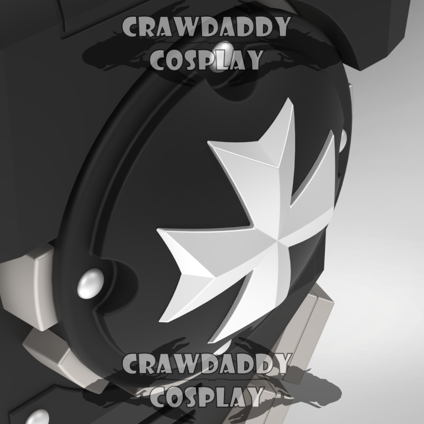V.10 Tactical Black Templars Backpack Cover Detail V.1 (3D Print | Files Only)
