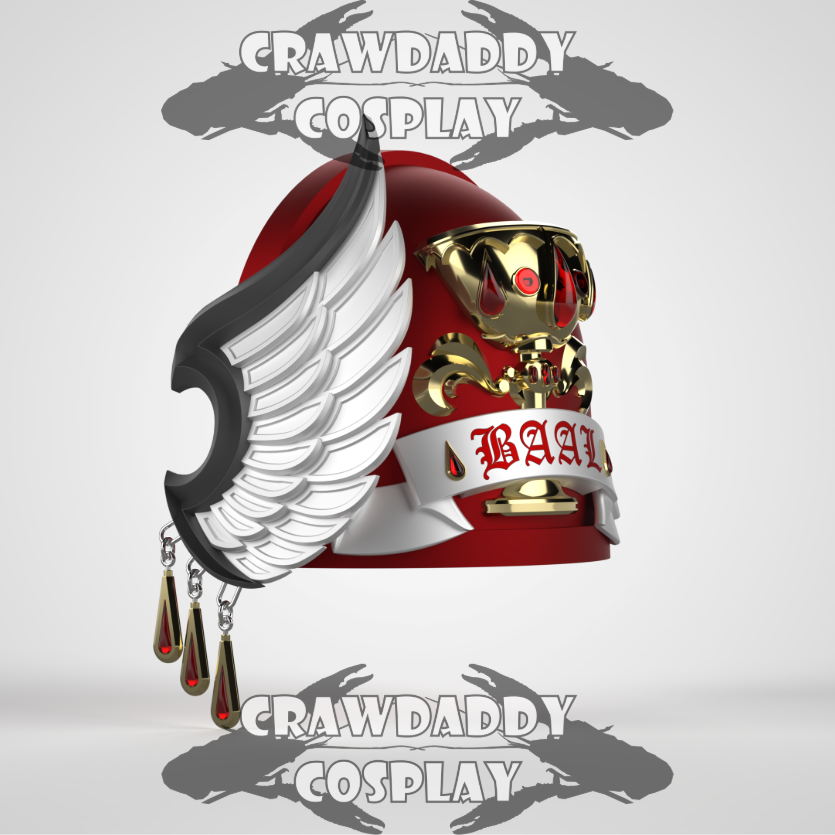 V.10 Tactical Crimson Celestials V.1 Shoulder Detail (3D Print | Files Only)