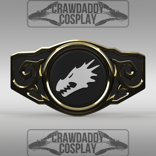 V.10 Tactical Buckle Detail - Fire Lizards V.1 (3D Print | Files Only)