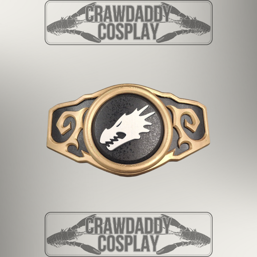 V.10 Tactical Buckle Detail - Fire Lizards V.1 (3D Print | Files Only)