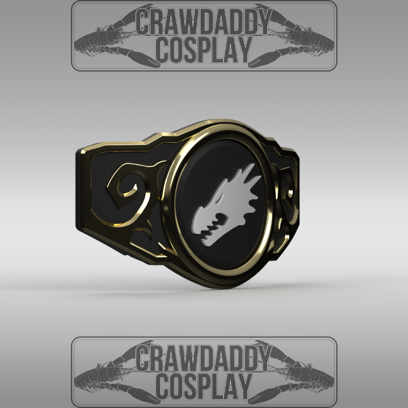V.10 Tactical Buckle Detail - Fire Lizards V.1 (3D Print | Files Only)
