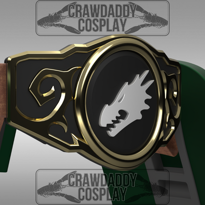 V.10 Tactical Buckle Detail - Fire Lizards V.1 (3D Print | Files Only)