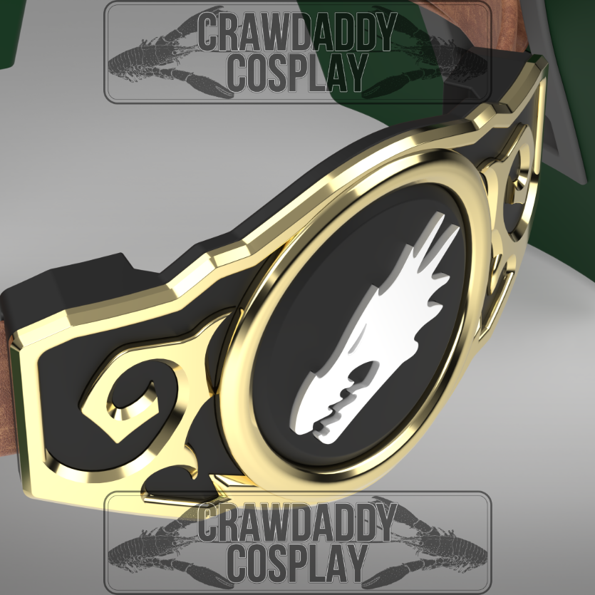 V.10 Tactical Buckle Detail - Fire Lizards V.1 (3D Print | Files Only)