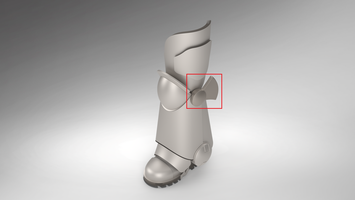 V.10 Edge Warden V.1 Shin Detail (3D Print | Files Only)