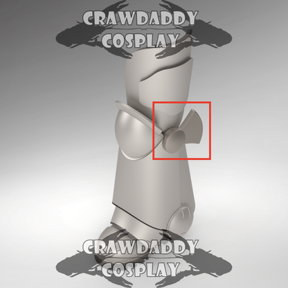 V.10 Edge Warden V.1 Shin Detail (3D Print | Files Only)