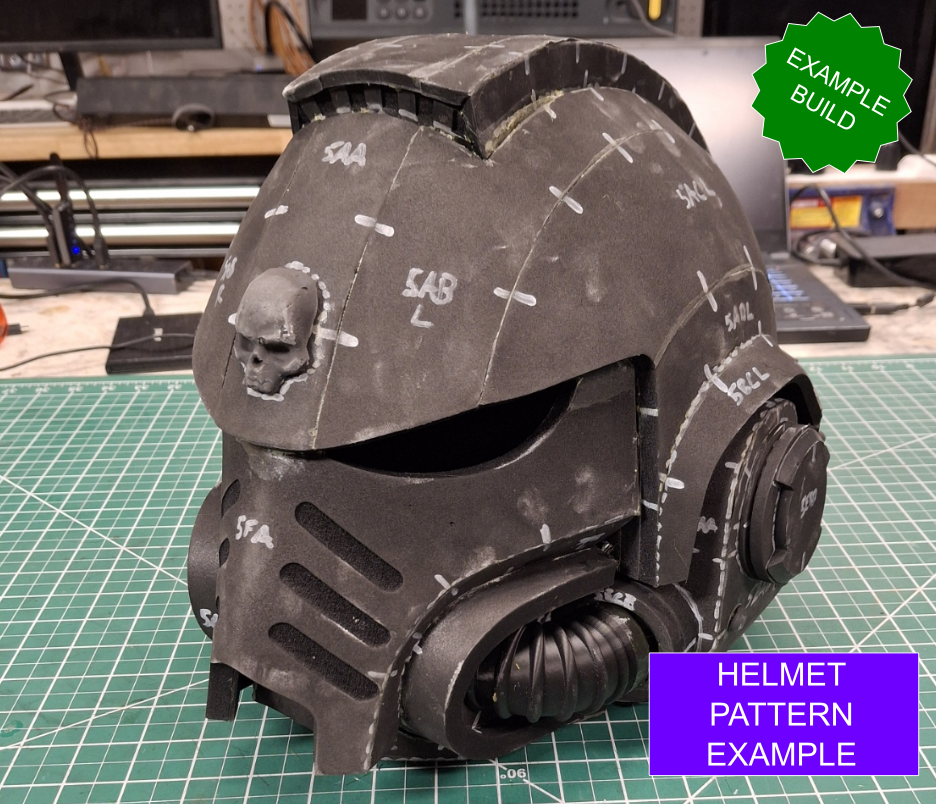 Space Marine Mark X "Tactitus" Remaster Helmet Pattern