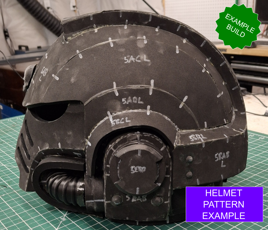 Space Marine Mark X "Tactitus" Remaster Helmet Pattern