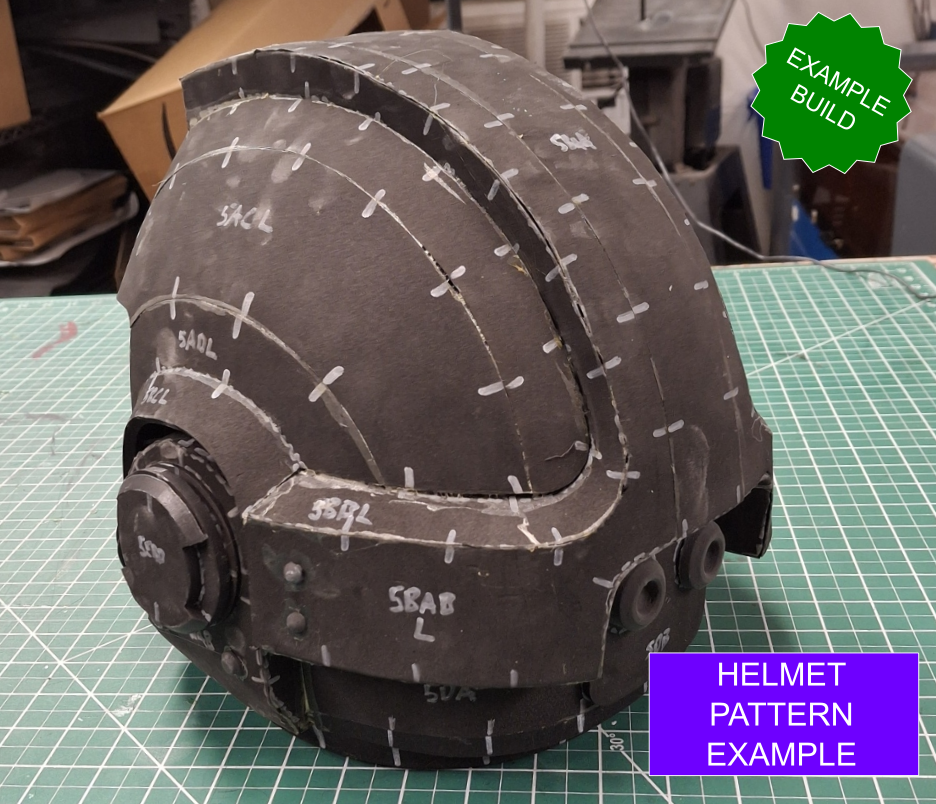 Space Marine Mark X "Tactitus" Remaster Helmet Pattern