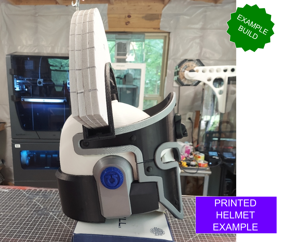 Ultramarines Mark VII Helmet (3D Print | Files Only)