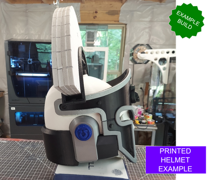 V.7 Eagle - Blueberry Warriors Helmet (3D Print | Files Only)