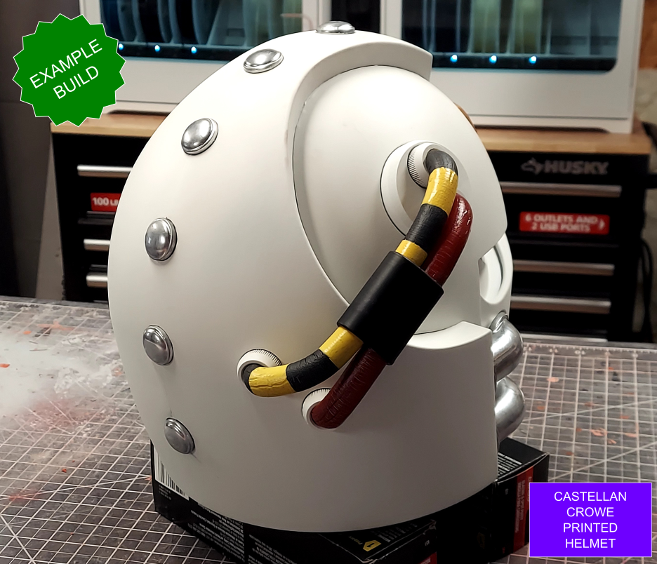 Castellan Crowe - Helmet (3D Print | Files Only)