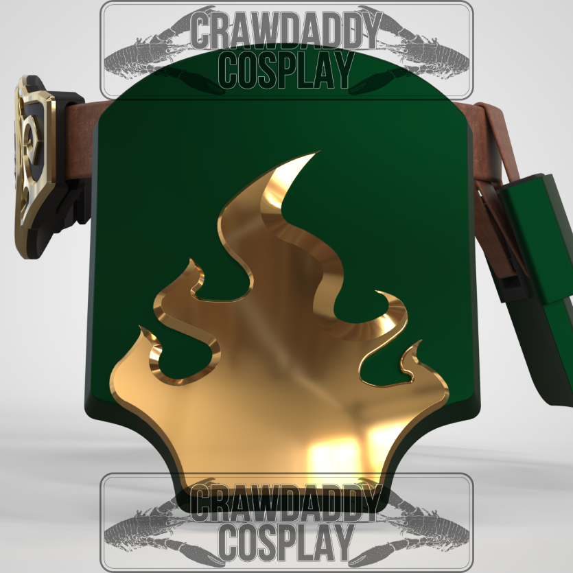 V.10 Edge Warden Hip Plate Detail - Salamanders V.1 (3D Print | Files Only)