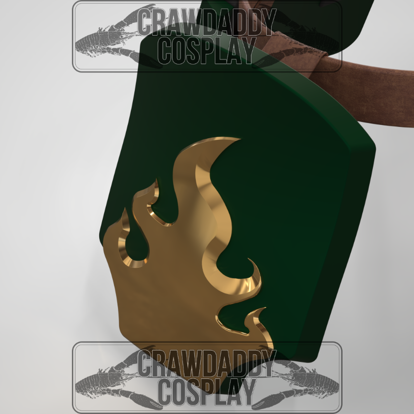 V.10 Edge Warden Hip Plate Detail - Salamanders V.1 (3D Print | Files Only)