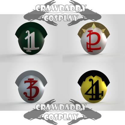 V.10 Knee Squad Number Details (3D Print | Files Only)