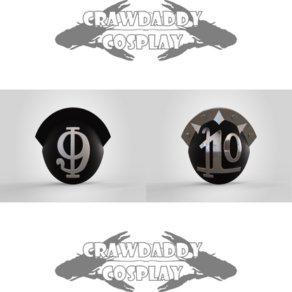 V.10 Knee Squad Number Details (3D Print | Files Only)