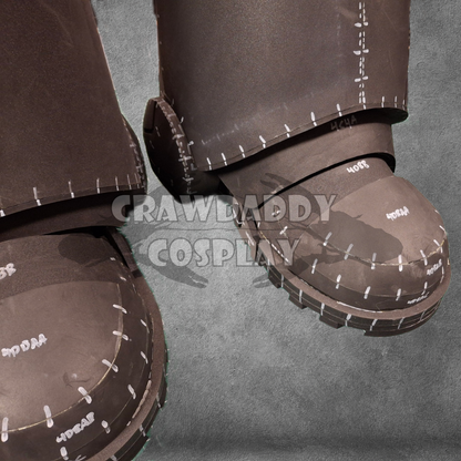 Closeup of EVA foam boot
