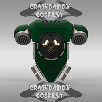 V.10 Salamanders Backpack Cover Detail V.1 (3D Print | Files Only)