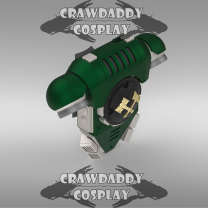 V.10 Salamanders Backpack Cover Detail V.1 (3D Print | Files Only)