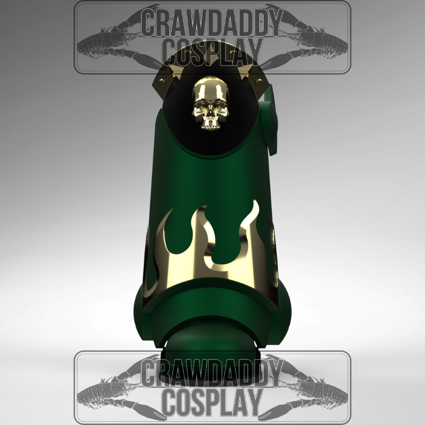 V.10 Fire Lizards V.1 Shin Detail (3D Print | Files Only)