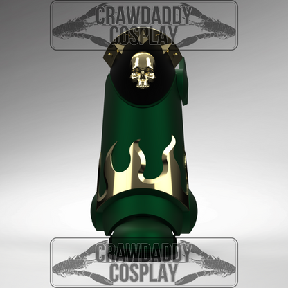 V.10 Fire Lizards V.1 Shin Detail (3D Print | Files Only)