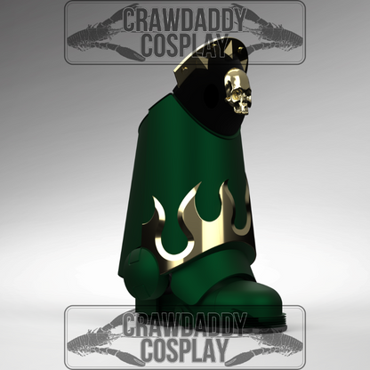 V.10 Fire Lizards V.1 Shin Detail (3D Print | Files Only)