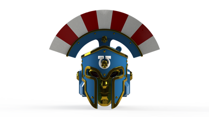 V.7 Eagle - Blueberry Warriors Helmet (3D Print | Files Only)