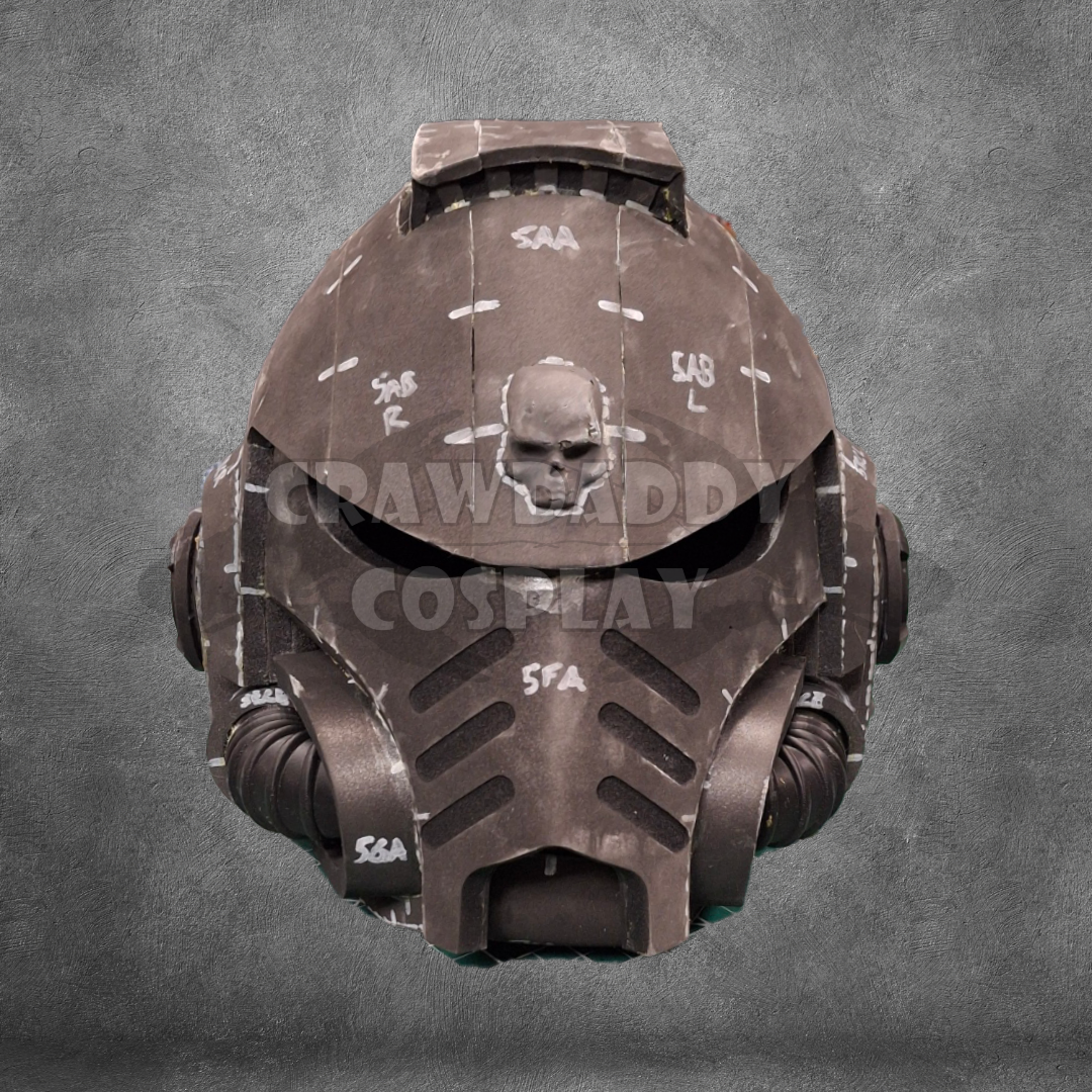 Front view of Galactic Warriors Version 10 Tactical helmet