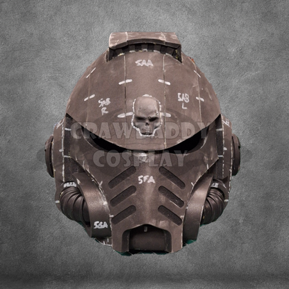 Front view of Galactic Warriors Version 10 Tactical helmet