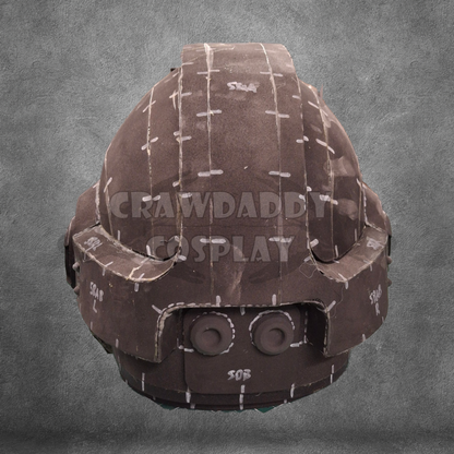 Back view of Galactic Warriors Version 10 Tactical helmet