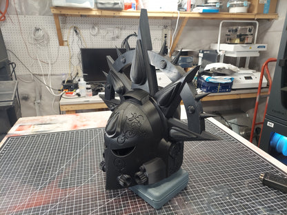 V.7 Eagle - Crimson Celestials Helmet (3D Print | Files Only)