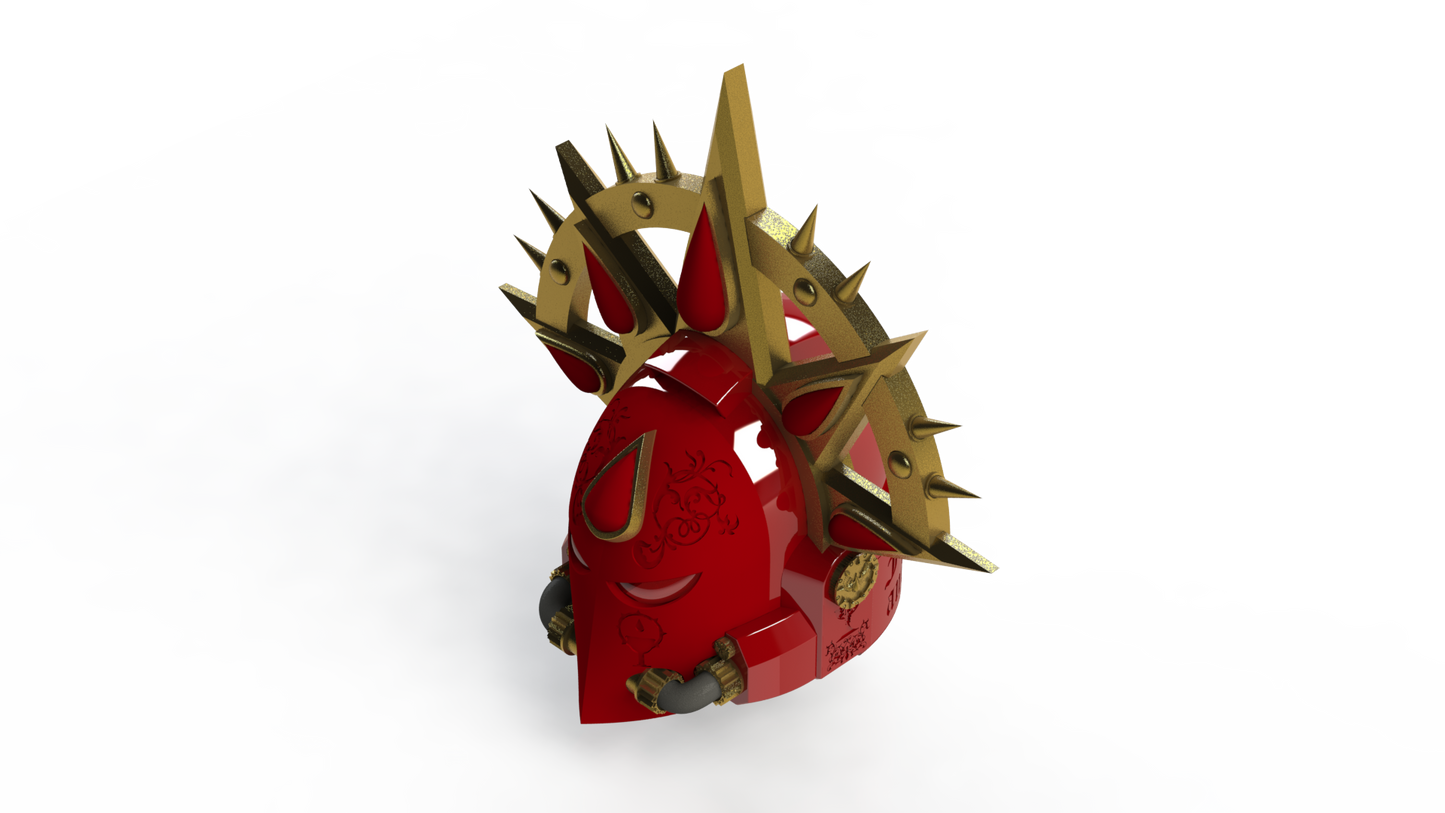 Blood Angels Mark VII Helmet (3D Print | Files Only)