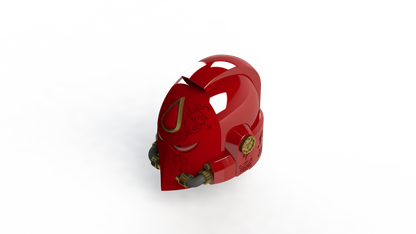 V.7 Eagle - Crimson Celestials Helmet (3D Print | Files Only)