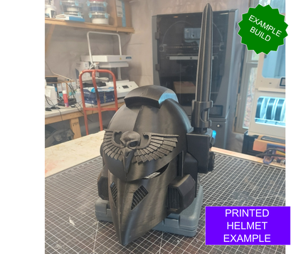 V.7 Eagle - Sable Sentry Helmet (3D Print | Files Only)