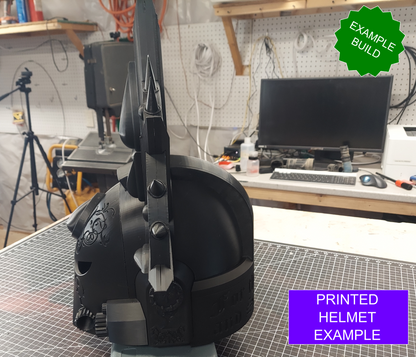 V.7 Eagle - Crimson Celestials Helmet (3D Print | Files Only)
