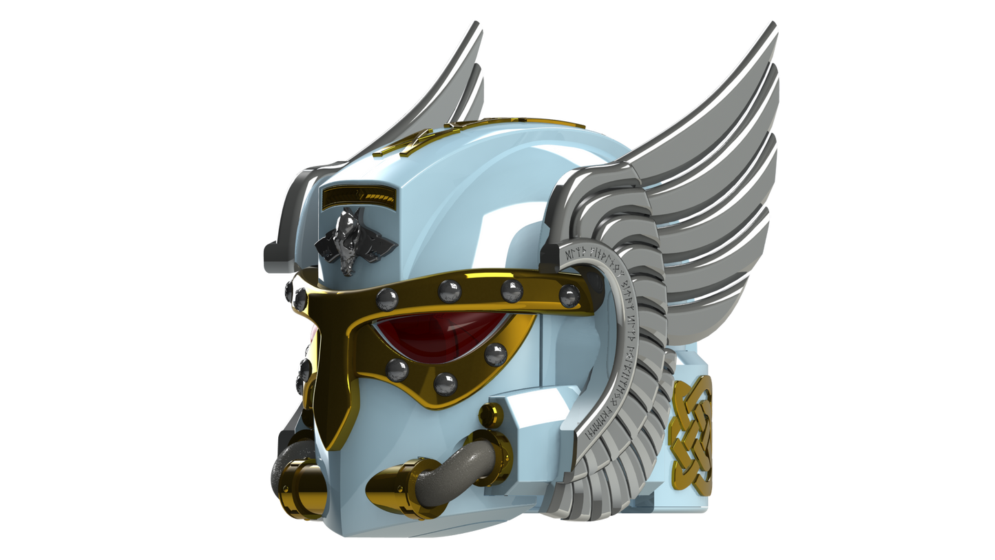 Space Wolves Mark VII Helmet (3D Print | Files Only)